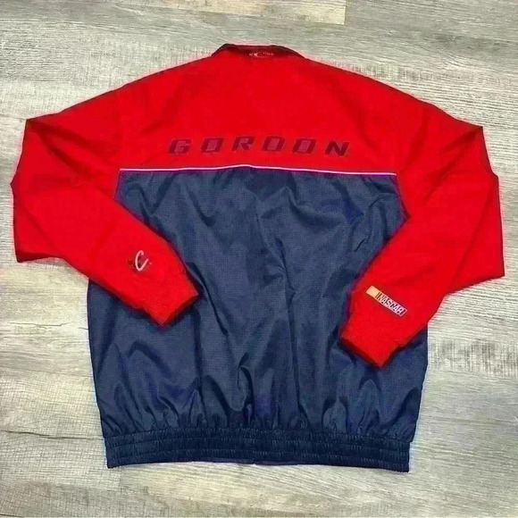Vintage Chase Authentics Medium Jeff Gordon Nascar Windbreaker Jacket - Picture 16 of 16